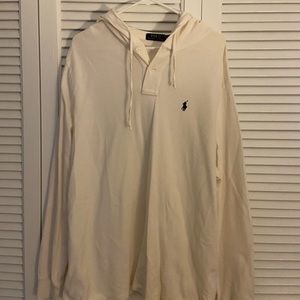 Polo Ralph Lauren white hoodie